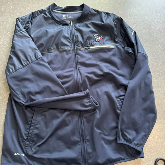 Nike Dri-Fit Onfield Texans Men’s Packable Jacket - Picture 2 of 14